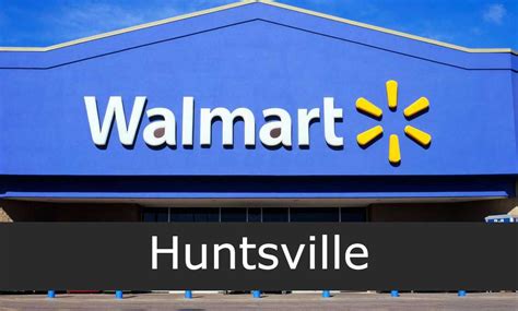 Walmart huntsville tx - Welcome to Academy Sports + Outdoors Huntsville, your go-to community sporting goods store destination. Are you planning a new outdoor adventure? Find everything you need right here at Academy all in one convenient place!